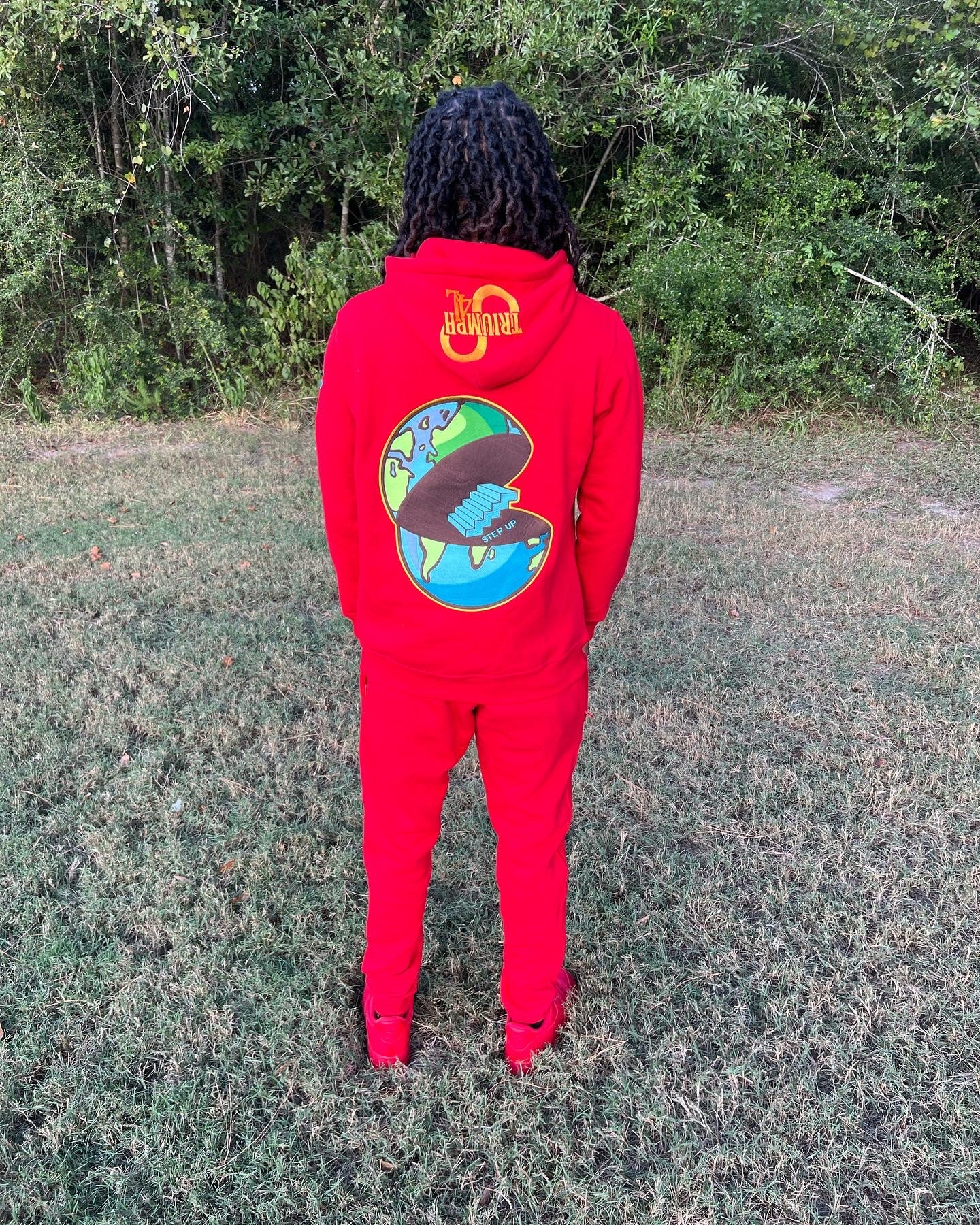 Triumph4L “Red” Jogging Suit Hoodie